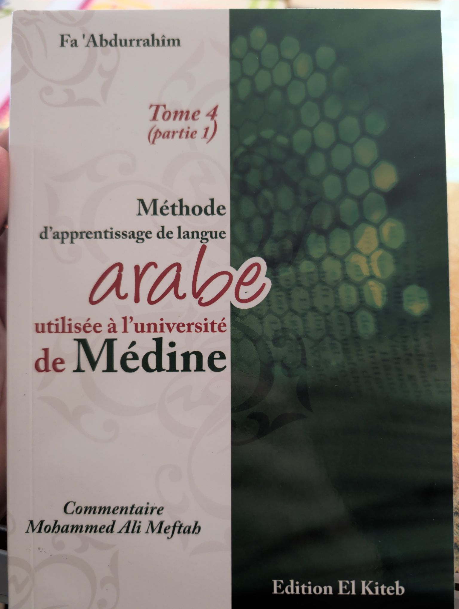 Méthode d'apprentissage de la langue arabe TOME 4